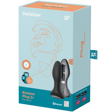 Satisfyer Rotator Plug 2+, черная