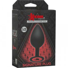 Doc Johnson Kink Signature Plug 9см, черный