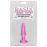 Pipedream Basix Rubber Works Beginners Butt Plug, розовая