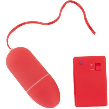 Toyfa black&red виброяйцо красное