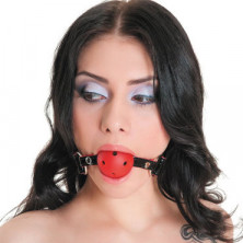 Toyfa кляп, черно-красный