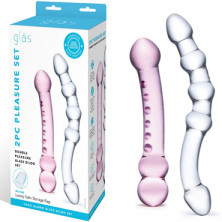 Glas 2PC Pleasure set, прозрачный/розовый