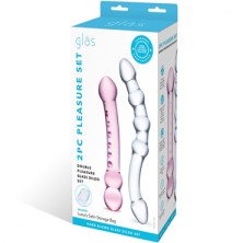 Glas 2PC Pleasure set, прозрачный/розовый