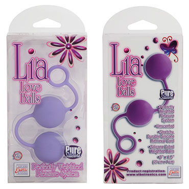 California Exotic Lia Love Balls, фиолетовые