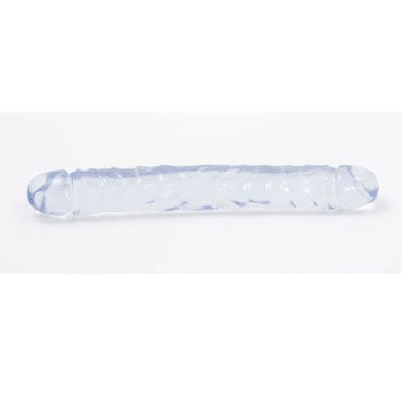 Doc Johnson Crystal Jellies Jr Double, прозрачный