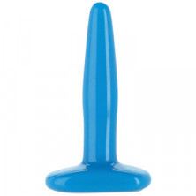 Doc Johnson Glo Slim Anal Plug, синяя