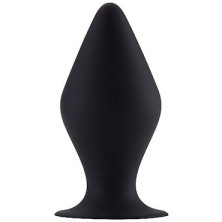 Shots Toys Butt Plug with Suction Cup Medium, черная