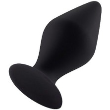 Shots Toys Butt Plug with Suction Cup Medium, черная