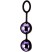 Toyfa A-toys Pleasure Balls Set 14,6 см, фиолетово-черные