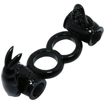Baile Sweet Vibrating Sweet Ring Двойное, черное