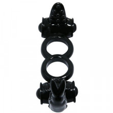 Baile Sweet Vibrating Sweet Ring Двойное, черное
