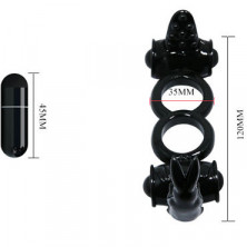 Baile Sweet Vibrating Sweet Ring Двойное, черное