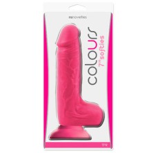 NS Novelties Colours Softies Dildo Pink, 20,3 см