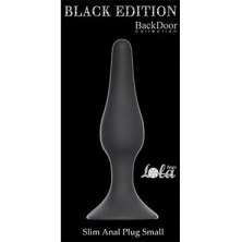 Lola Toys Back Door Slim Anal Plug Small, черная