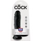 Pipedream King Cock With Balls 20 см, черный