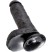 Pipedream King Cock With Balls 20 см, черный