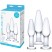 Glas 3PC Anal set, прозрачный