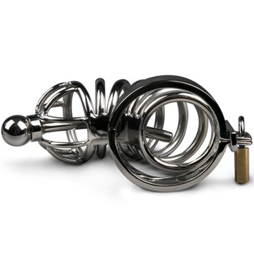 Sinner Long Metal Dilator, серебристый