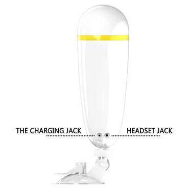 Baile Prettylove Sally Мастурбатор, бело-золотой