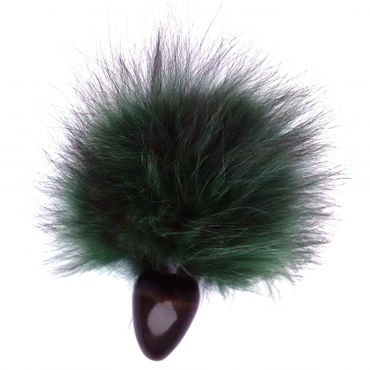 Wild Lust Анальная пробка 4 см, черно-зеленая