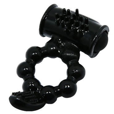 Baile Sweet Ring С Анальным Отростком, черное