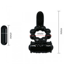 Baile Sweet Ring С Анальным Отростком, черное