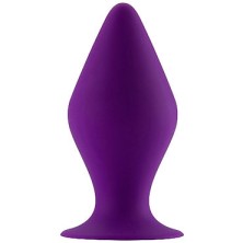 Shots Toys Butt Plug with Suction Cup Medium, фиолетовая