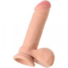 Bioclon Premium Реалистичный вибратор с мошонкой 20 см, телесный
