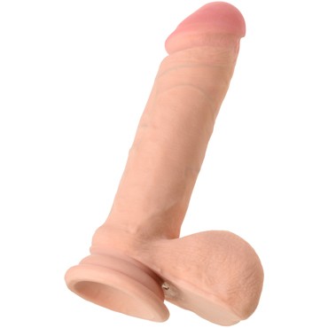 Bioclon Premium Реалистичный вибратор с мошонкой 20 см, телесный