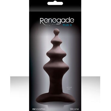 NS Novelties анальная пробка Renegade - Plug 2 черная