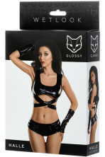 Glossy Halle Costume, черный