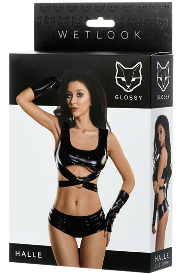 Glossy Halle Costume, черный