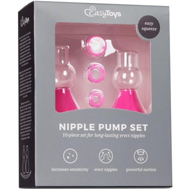 Easytoys Nipple Sucker Set, розовый