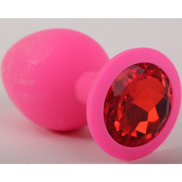 4sexdream Пробка силиконовая, розовый/красный