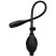 Lux Fetish Classic Inflatable Anal Balloon, черный