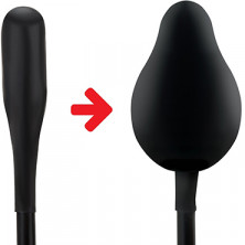 Lux Fetish Classic Inflatable Anal Balloon, черный