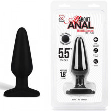 Erotic Fantasy All About Anal Butt Plug, черный, 12 см