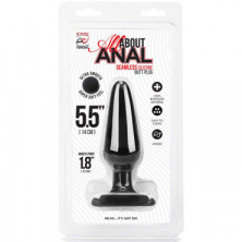 Erotic Fantasy All About Anal Butt Plug, черный, 12 см