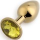 Play Secrets Rosebud Butt Plug Small, золотой/желтый