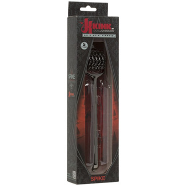 Doc Johnson Kink Spike Solid Metal Pinwheel 5 Wheels, серебристый