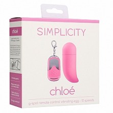 Shots Simplicity Chloe G-spot Remote Control Vibrating Egg, розовое