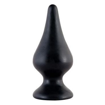 ToyFa Black&Red Анальная втулка, черная