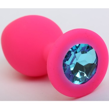 4sexdream Пробка силиконовая, розовый/голубой