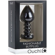 Ouch! Fashionable Buttplug, черная