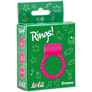 Lola Toys Rings Drums, розовое