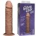 Doc Johnson Vac-U-Lock The Realistic Cock Without Balls 22 см, коричневый