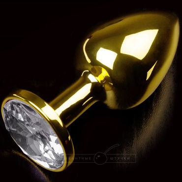 Пикантные штучки Маленькая анальная пробка, золотистая