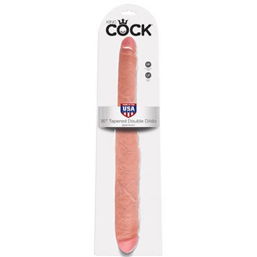 Pipedream Tapered Double Dildo 41 см, телесный