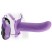 Pipedream Vibrating Hollow Strap-on 15 см, фиолетовый