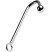 ToyFa Metal Анальный крюк с шаром 37 см, серебристый